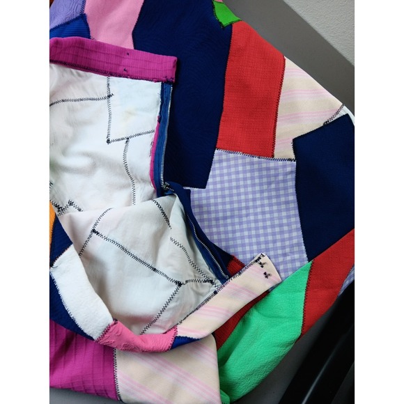 VTG Womens XS Skirt Handmade Patchwork Hippie Maxi Fit Flare 1960's RARE‎ Boho - Picture 8 of 14